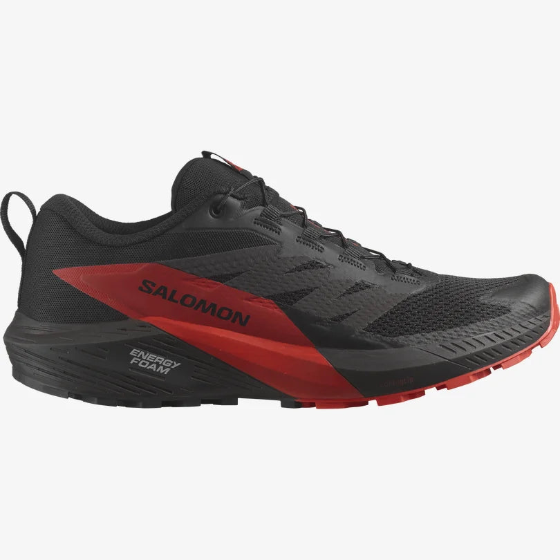 Salomon SENSE RIDE 5 Black Fiery Red Black