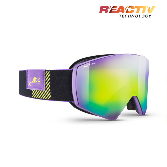 julbo goggles reactiv Julbo Razor Edge Purple / Black REACTIV 2-3 Glare Control – Base Camp Bike and Ski
