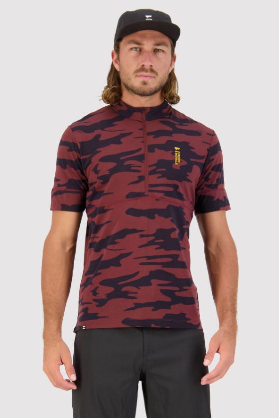 Mons Royale Mens Cadence Half Zip T