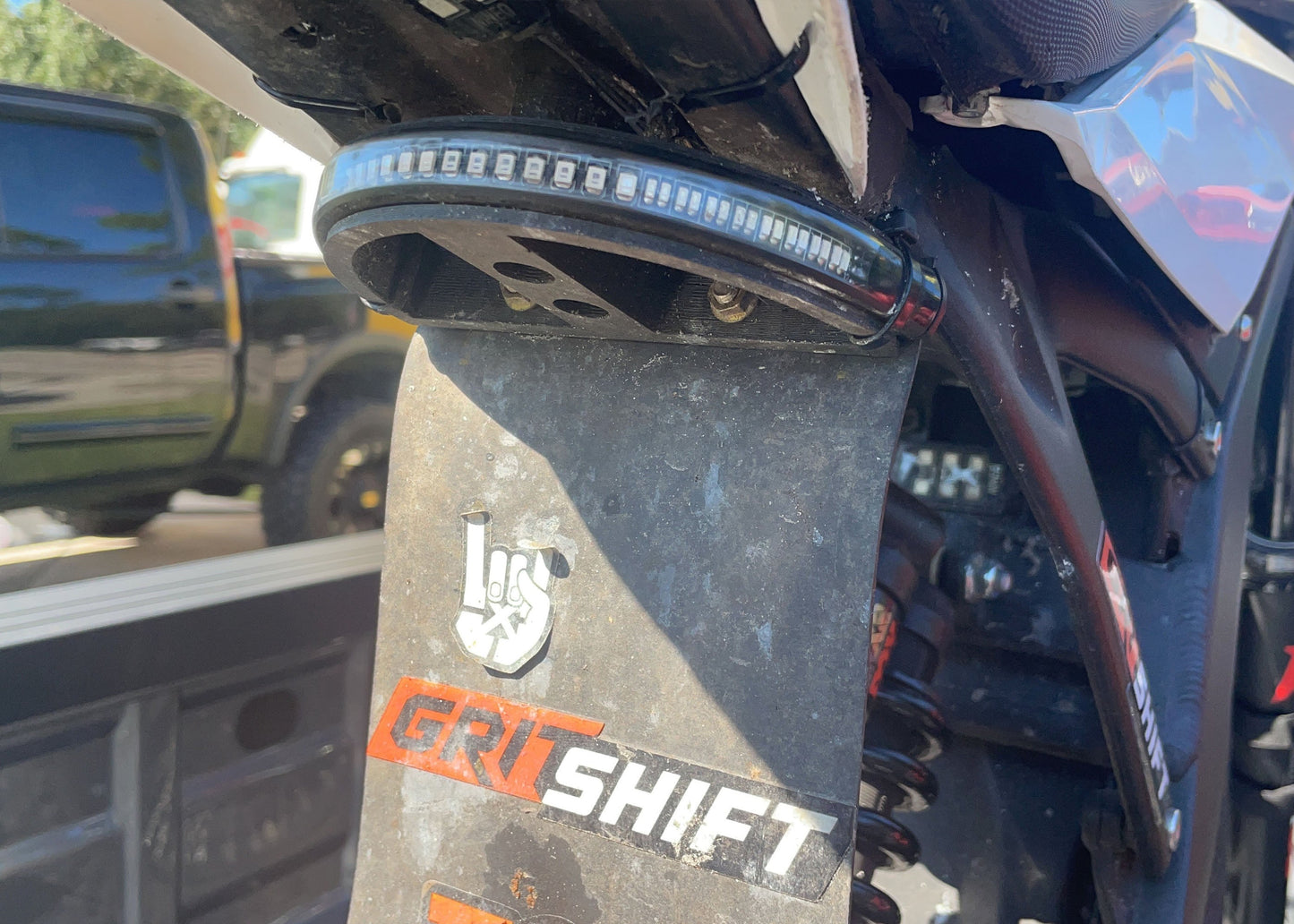 GritShift Sur Ron & Segway LED Tail Light Mount (w/ Mud Guard Mount)