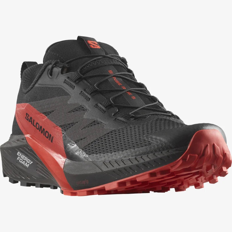 Salomon SENSE RIDE 5 Black/Fiery Red/Black